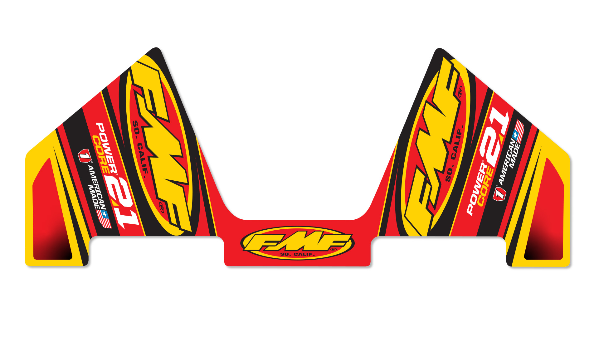 FMF POWERCORE 2.1 MYLAR DECAL REPLACEMENT