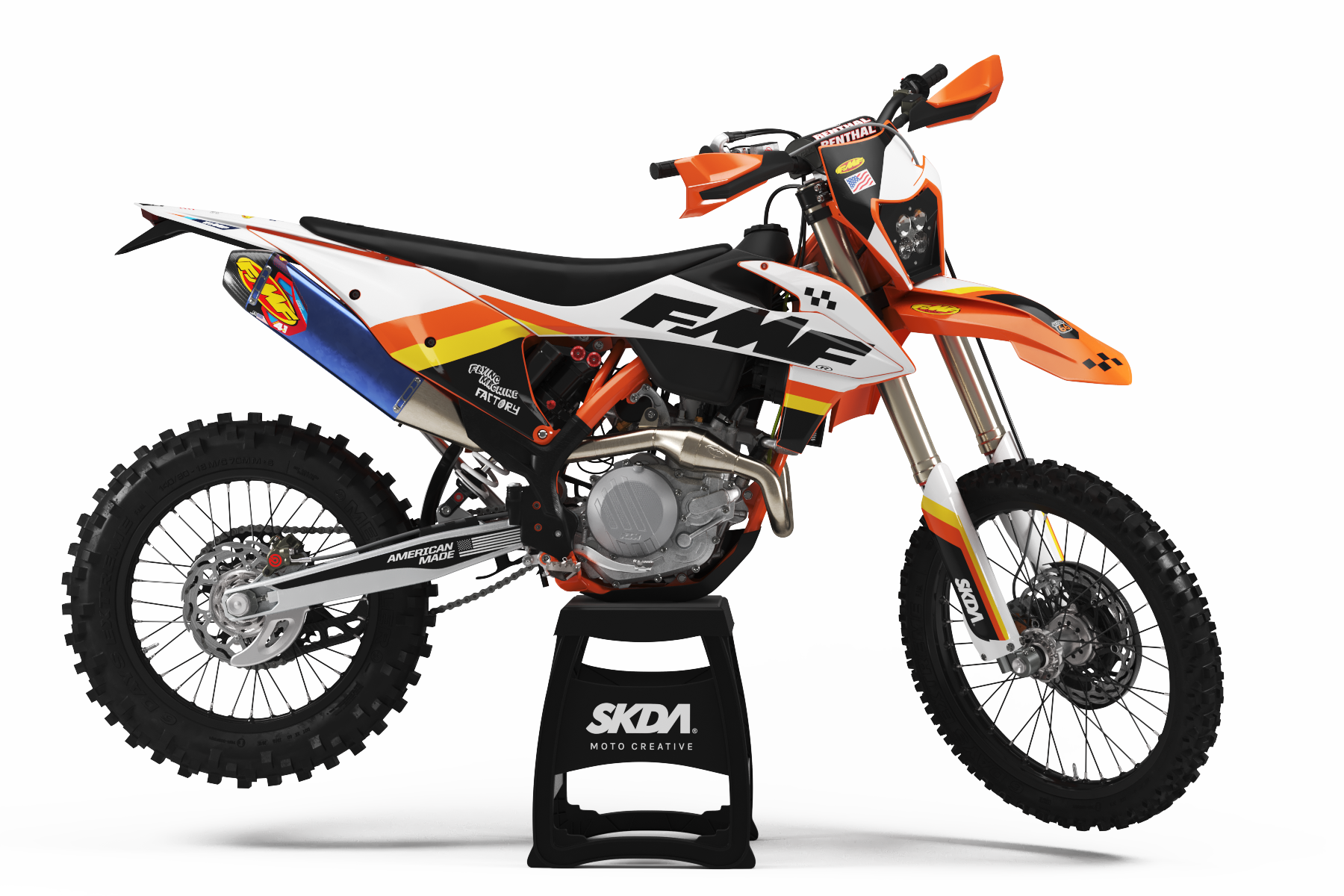 KTM FMF GRAPHICS  SX / XC / XC-F /SXF 125-450CC 19'-22'    XC-W / XCF-W / EXC-F 125-500CC 20'-23'